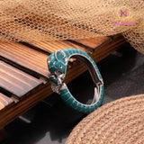 Elephant Design Openable Bracelet| Western Style Kada