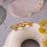 Spring Bracelet – Golden Polish | Sleek Minimal Kada