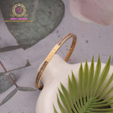 Anti-Tarnish Openable Bracelet | Minimal Gold Finish Kada