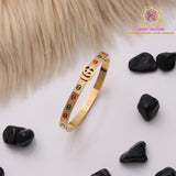 Anti-Tarnish Designer Gucci Bracelet | Openable Gold Kada