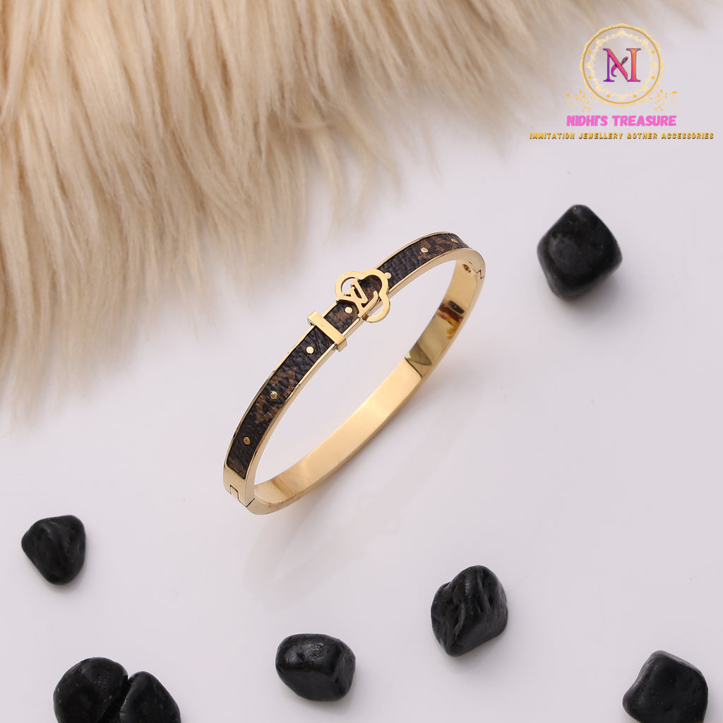 Anti-Tarnish Openable Bracelet | Classic Gold Kada